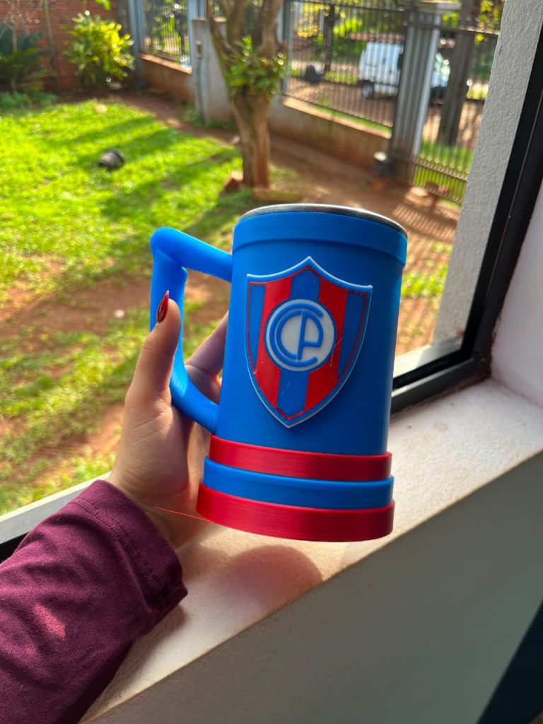 Vaso 3D Cerro Porteño