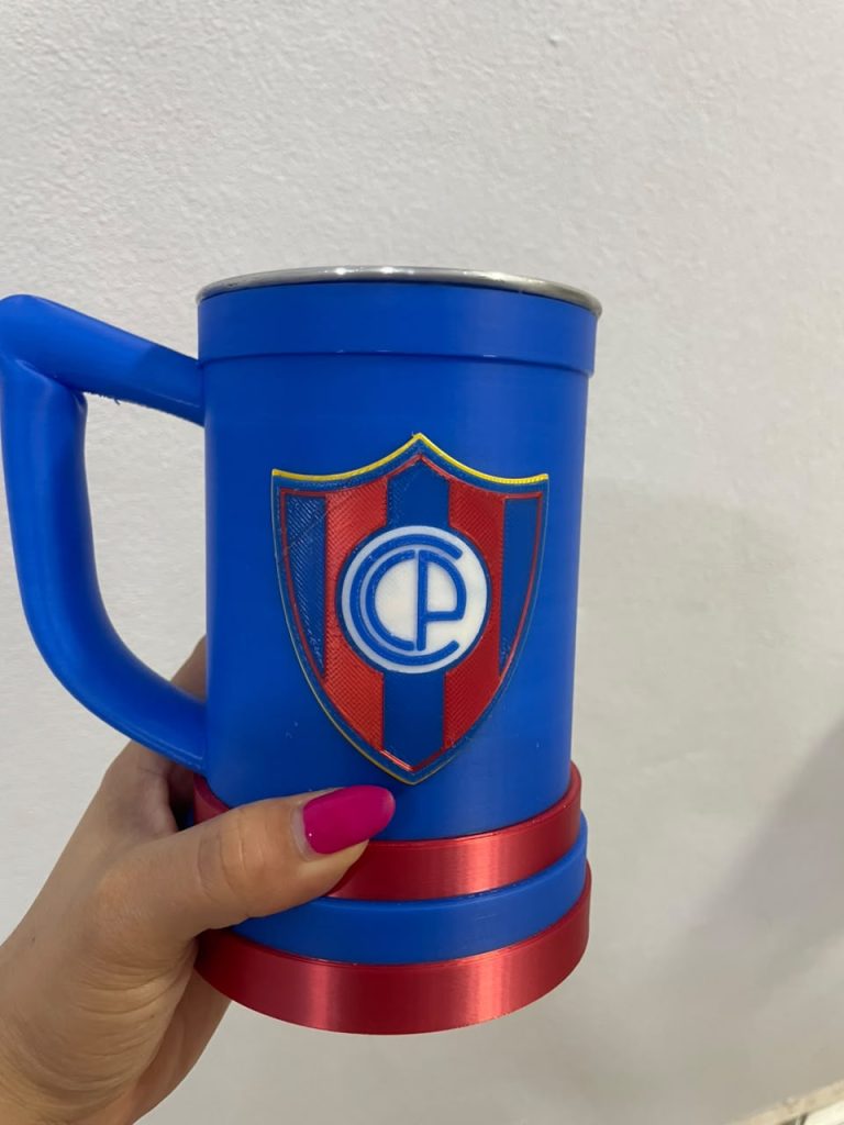 Vaso 3D Cerro Porteño