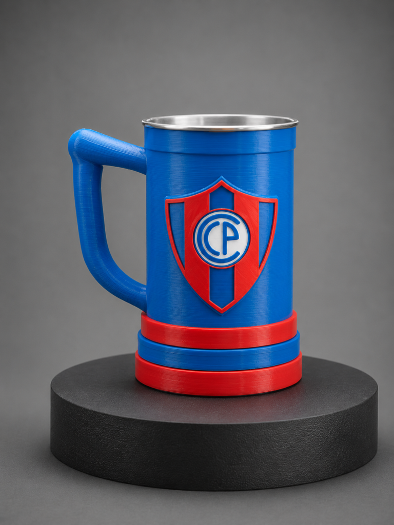 Vaso 3D Cerro Porteño