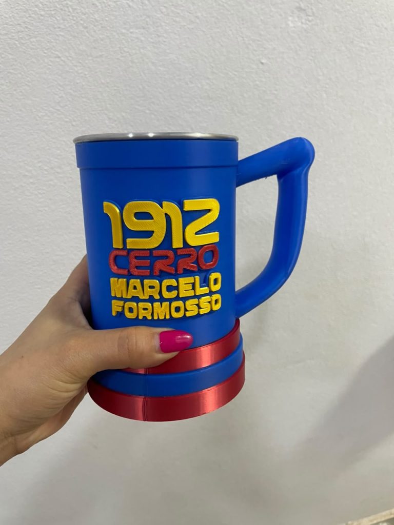 Vaso 3D Cerro Porteño